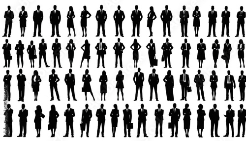 Corporate Team Silhouettes