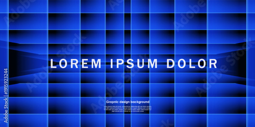 Futuristic background with gradient shapes making three-dimensional view. Hitech minimal background