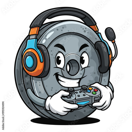 Moon Hello Gaming Controller Character