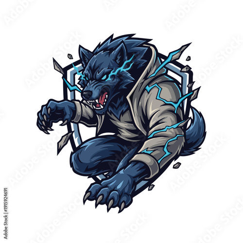 Charging Werewolf with Broken Chains