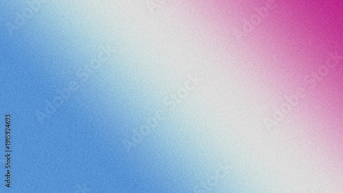 Obraz na płótnie Blue Pink and White Grainy Gradient Pride Background