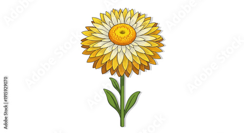 A single purple crocus flower with green stems on a white background.