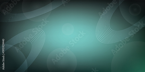 Abstract Teal Green Background with Subtle Geometric Patterns and Gradient Lighting.