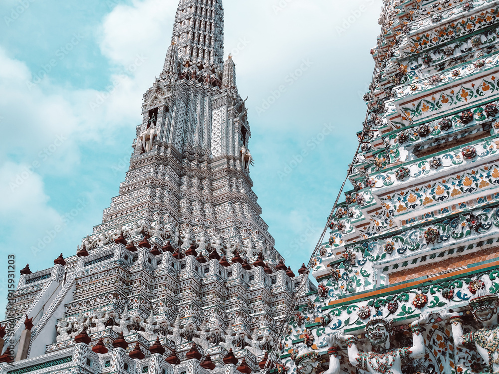 Fototapeta premium Bangkok Thailand temples asian culture