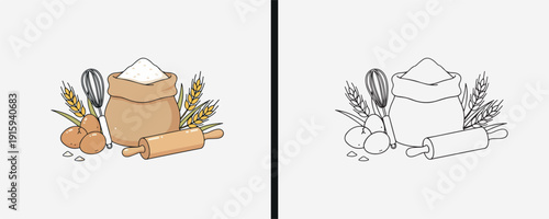 Minimalist Bookmark Dried Flower Stationery Set, Simple Elegant Page Marker Vector Clipart, Reading Accessory Hand Drawn Illustration, Book Lover Gift Design Pack, Botanical Press Flower Elements, Neu