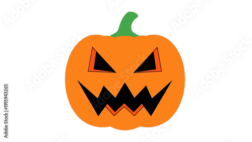 Scary Jack-o-Lantern Pumpkin Face Halloween Decoration