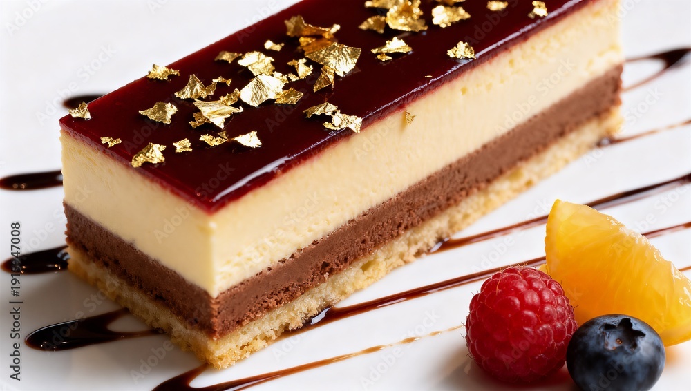 custom made wallpaper toronto digital白背景の金箔付き高級デザートプレート