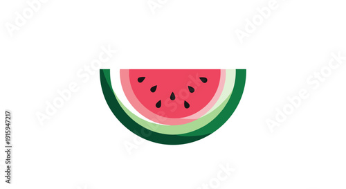 Vibrant and refreshing watermelon slice, a perfect summer fruit snack.