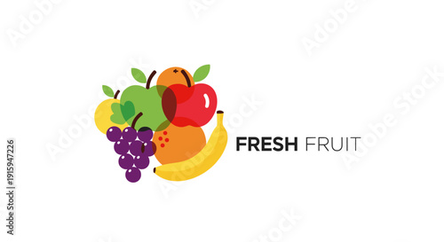 Vibrant Assortment of Fresh Fruits for a Healthy Lifestyle.