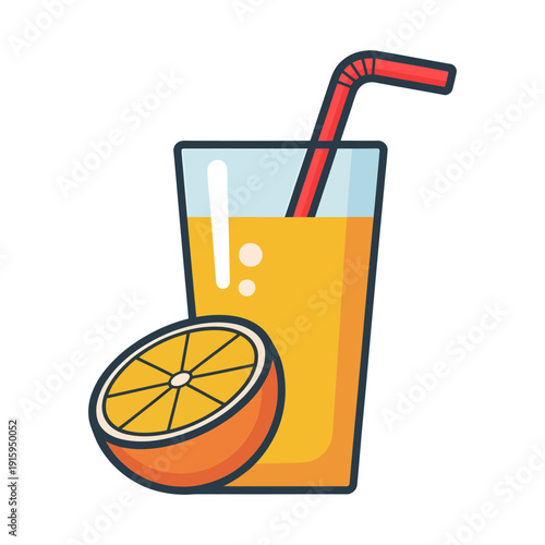 Juice hand drawn icon