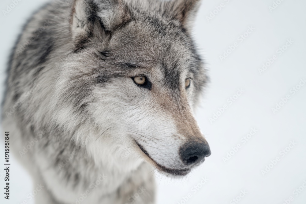 Obraz premium wolf in the snow