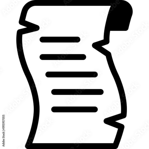 Document with X Mark