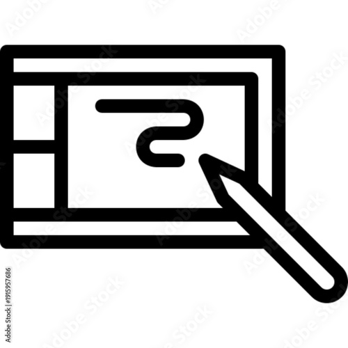 Digital drawing tablet