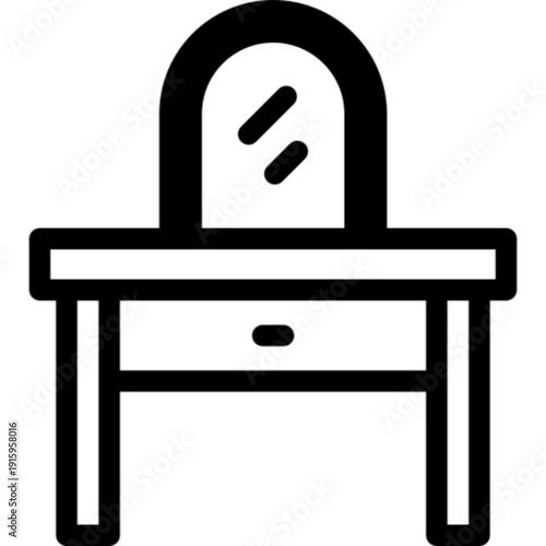 Modern dressing table vanity