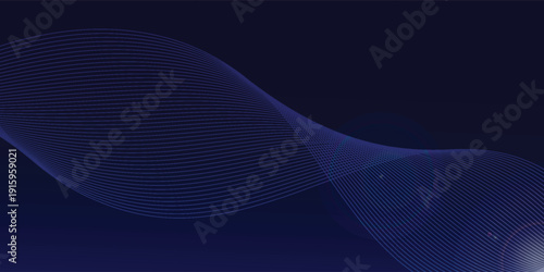 Premium background design with diagonal dark blue line pattern. abstract dark blue background. wavy lines background. EPS 10