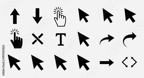 Collection of Cursor Icons and Pointers for Digital Interfaces Free Download Collection of Cursor Icons and Pointers for Digital Interfaces - GFXLoad