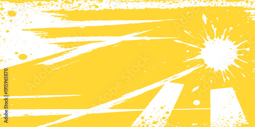 Bright summer sun ray vector illustration featuring an abstract background with orange and yellow wave lines and warm sunlight energy for a hot motion pattern wallpaper design