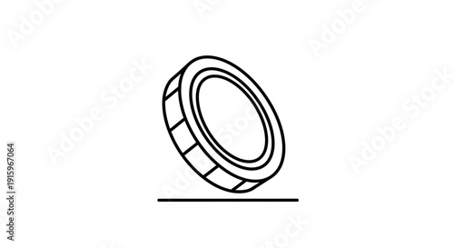 Coin Falling, Money Loss, Financial Risk, Investment Gamble, Economic Downturn Icon