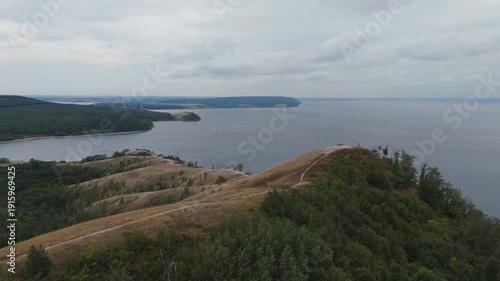 Wallpaper Mural Molodetsky kurgan hills overlooking volga river landscape Torontodigital.ca