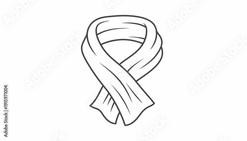 Awareness Ribbon Symbol, Cancer Support, Health Charity, Hope, Solidarity