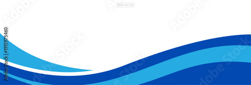 Luxury Blue Abstract Curve Corporate Frame Background