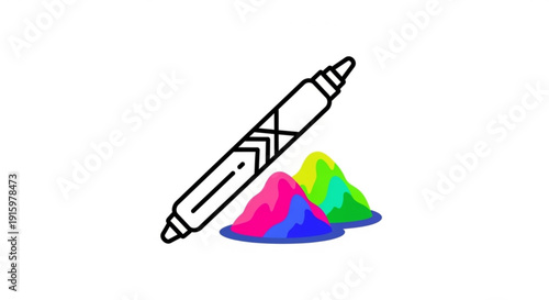 Crayon drawing art colorful creative expression kids fun