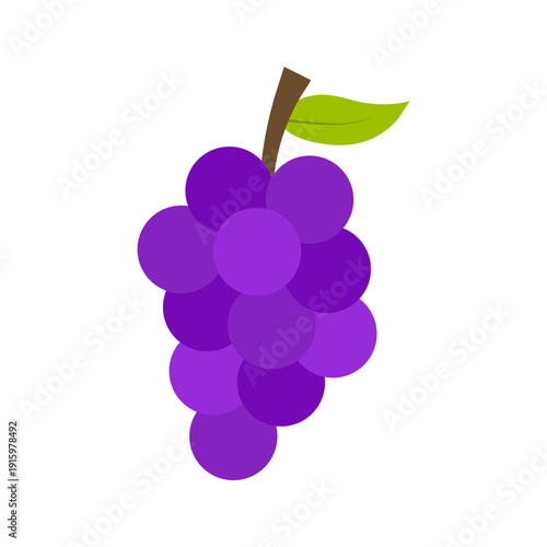 Sweet Purple Grapes Bunch for Healthy Fruit Branding
