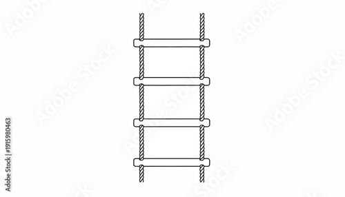 Rope Ladder Climbing Equipment for Adventure and Outdoor Activities