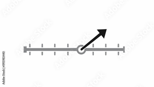 Number Line with Arrow and Circle Marker.