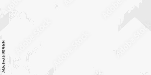 Abstract gray brushstrokes on a plain white background minimalist art