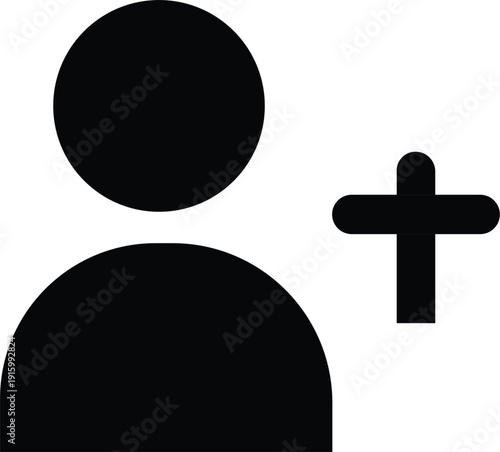 vector illustration of a cross