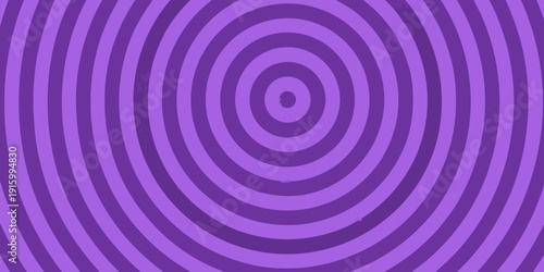 Concentric purple circles create a hypnotic and visually stimulating abstract design