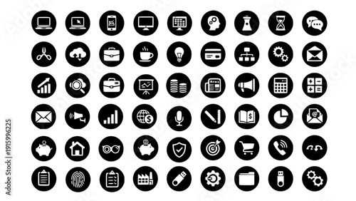 Ideal for application design, website layouts, software interfaces, and technology presentations. Editable EPS vector format.