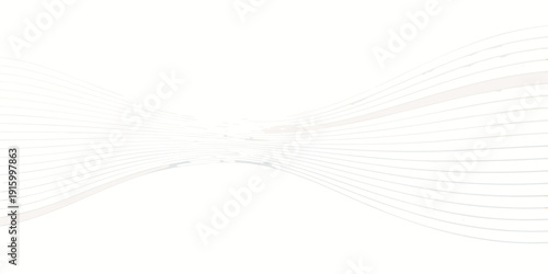Abstract flowing lines creating a dynamic curving pattern against a clean white background