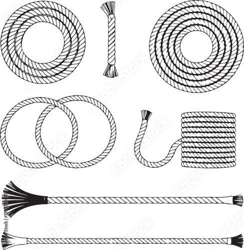 Nautical rope knots