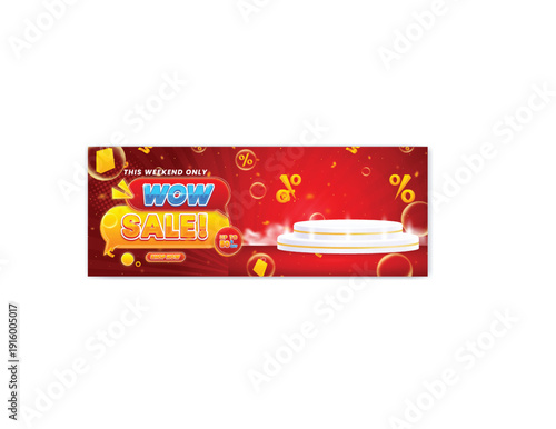 A vibrant woman wearing colorful headphones and enjoying a weekend sale