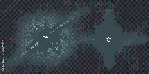 Abstract digital art featuring a dark textured background with bright highlights