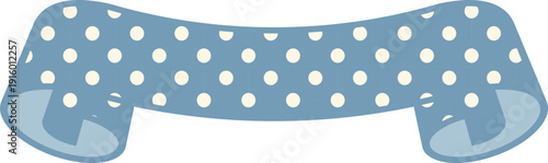 Ribbon Frame -4- blue