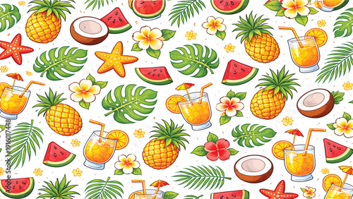 nature, illustration, design, tropical, exotic, botanical, jungle, art, summer, background, decoration, vector, abstract, pattern, graphic, floral, palm, print, leaf, wallpaper, paradise, leaves, gree