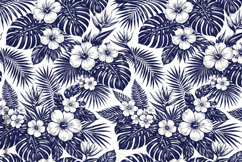 nature, illustration, design, tropical, exotic, botanical, jungle, art, summer, background, decoration, vector, abstract, pattern, graphic, floral, palm, print, leaf, wallpaper, paradise, leaves, gree