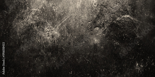 A dark and textured background with abstract swirls and a grainy monochrome aesthetic evoking a sense of mystery