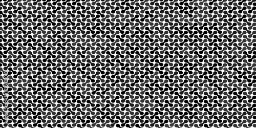 Abstract black metaball grid paper colorful spiral shape platter layer. Minimalistic vector geometric outline pattern  shape wallpaper design.