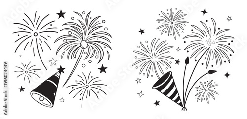 A tropical palm tree silhouette vector illustration captures the essence of a summer beach vacation on an exotic paradise island under a sunset sky by the sea