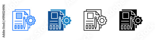 Create Multiple Style Icon Set 