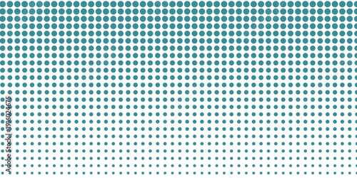 Transparent Dot Vector Gradient Blue Color Halftone Background Staggered Dots Pattern Abstract