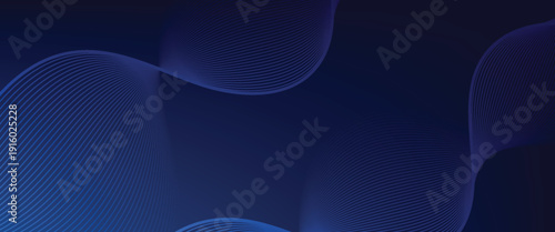 Premium background design with diagonal dark blue line pattern. abstract dark blue background. wavy lines background. eps 10
