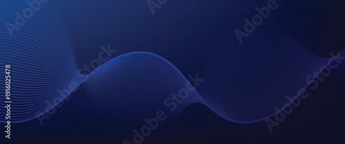 Premium background design with diagonal dark blue line pattern. abstract dark blue background. wavy lines background. eps 10