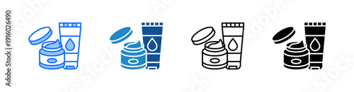 Skincare Multiple Style Icon Set 