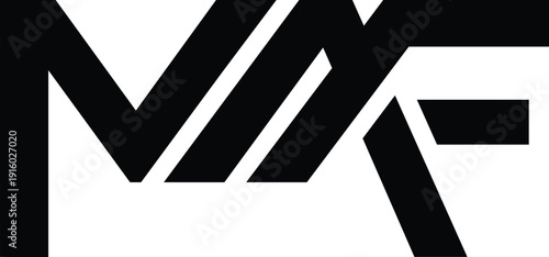 Letter MAF minimalist logo design