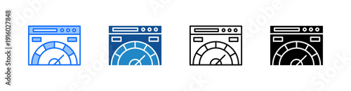 Speed Multiple Style Icon Set 